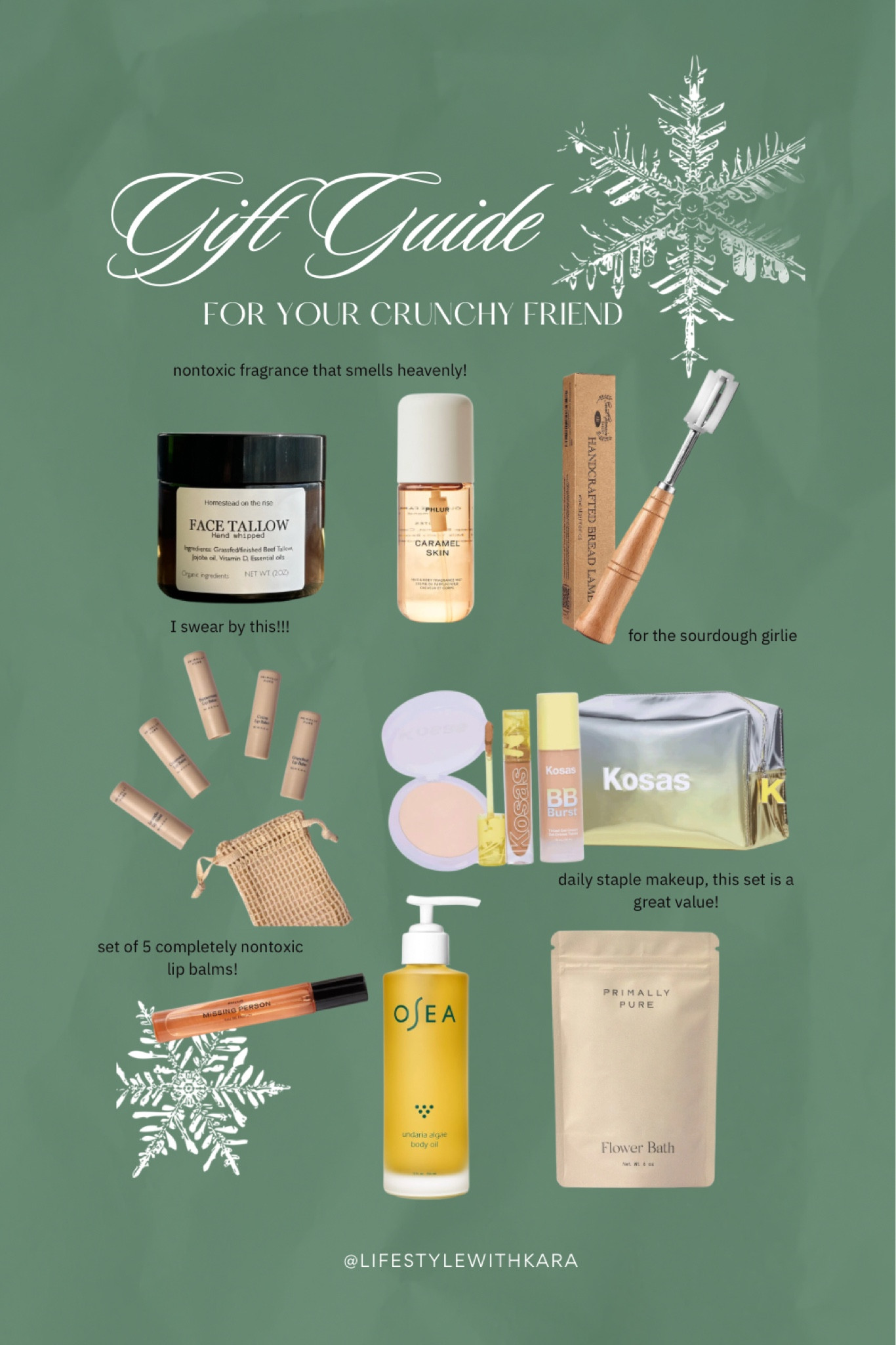 Gift ideas for your crunchy friend! 

#LTKHoliday #LTKSeasonal #LTKGiftGuide