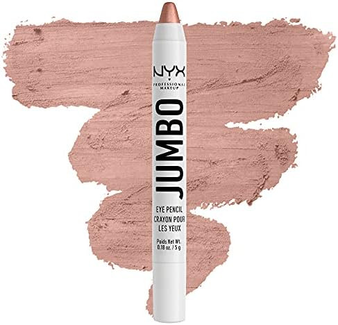 NYX PROFESSIONAL MAKEUP Jumbo Eye Pencil, Eyeshadow & Eyeliner Pencil - Iced Latte (Mauve) | Amazon (US)