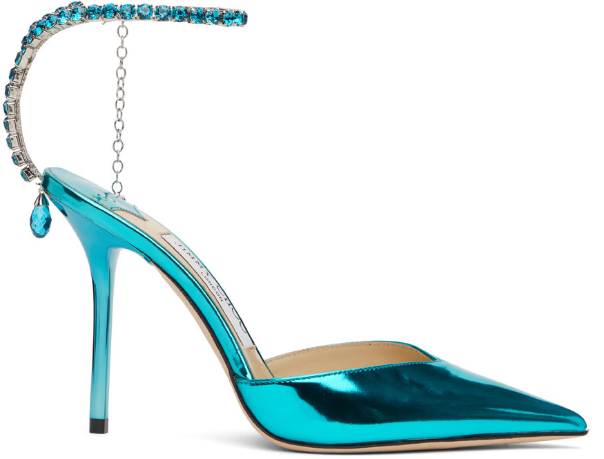 Blue Saeda 100 Heels | SSENSE
