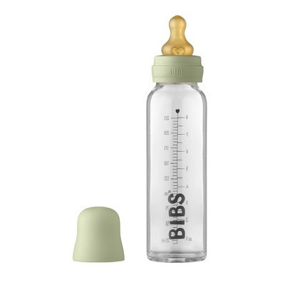 Bibs Baby Glass Bottle Complete Latex Set - 7.6 fl oz - Sage | Target