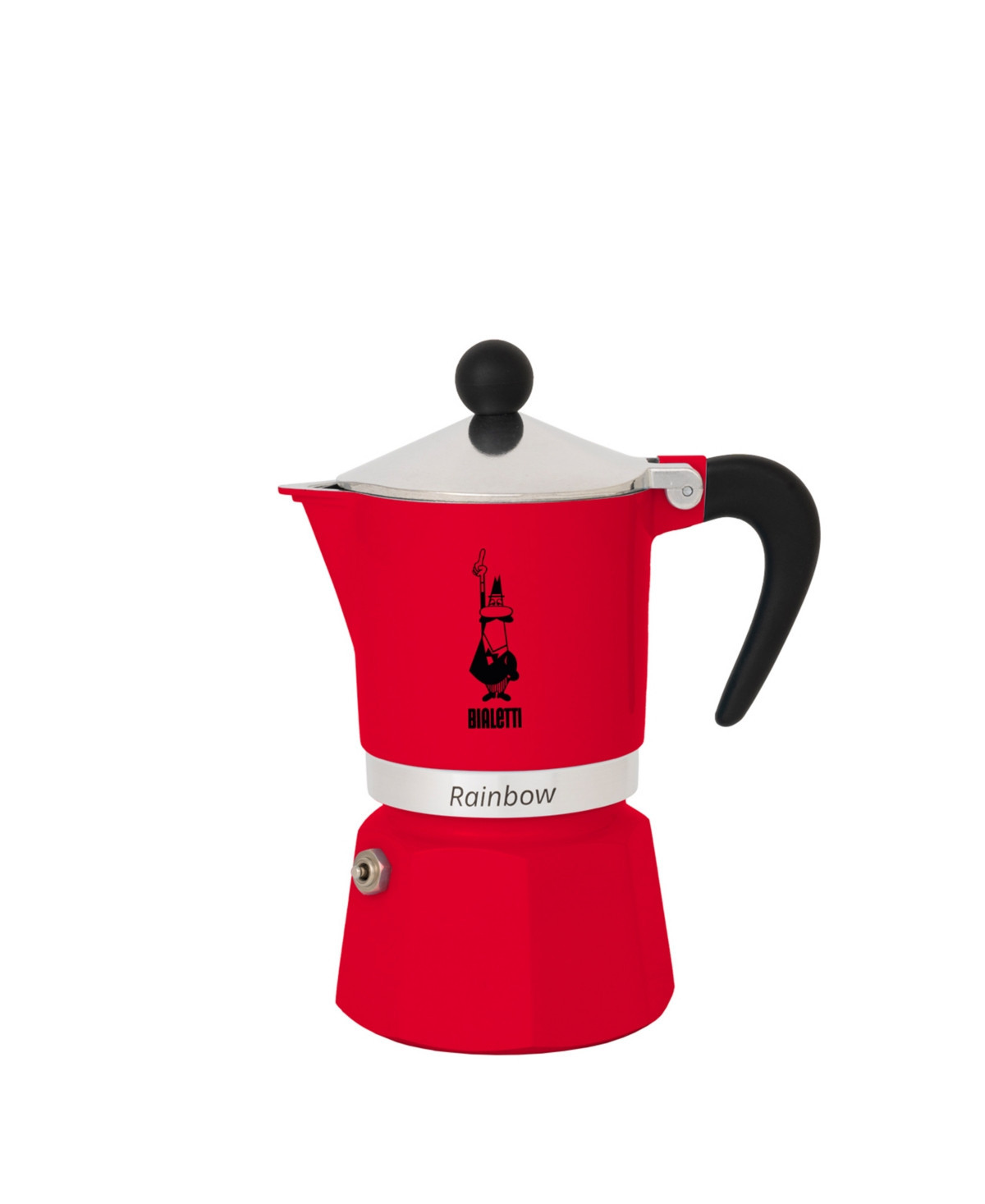 Bialetti Rainbow 139 Ml 3 Cups Coffeemaker - Red | Macy's