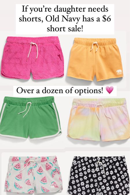 Shorts are on sale right now at Old Navy! Only six dollars today! Stock up! 

#LTKKids #LTKStyleTip