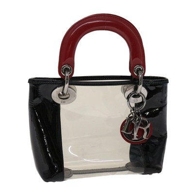 Christian Dior Hand Bag Vinyl Clear Auth bs6846 | eBay US