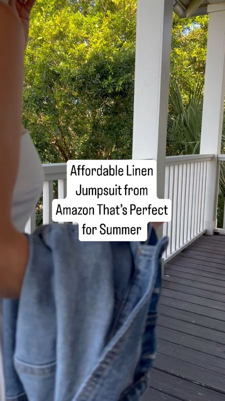 Affordable Linen Jumpsuit from Amazon 

#LTKStyleTip #LTKFindsUnder50
