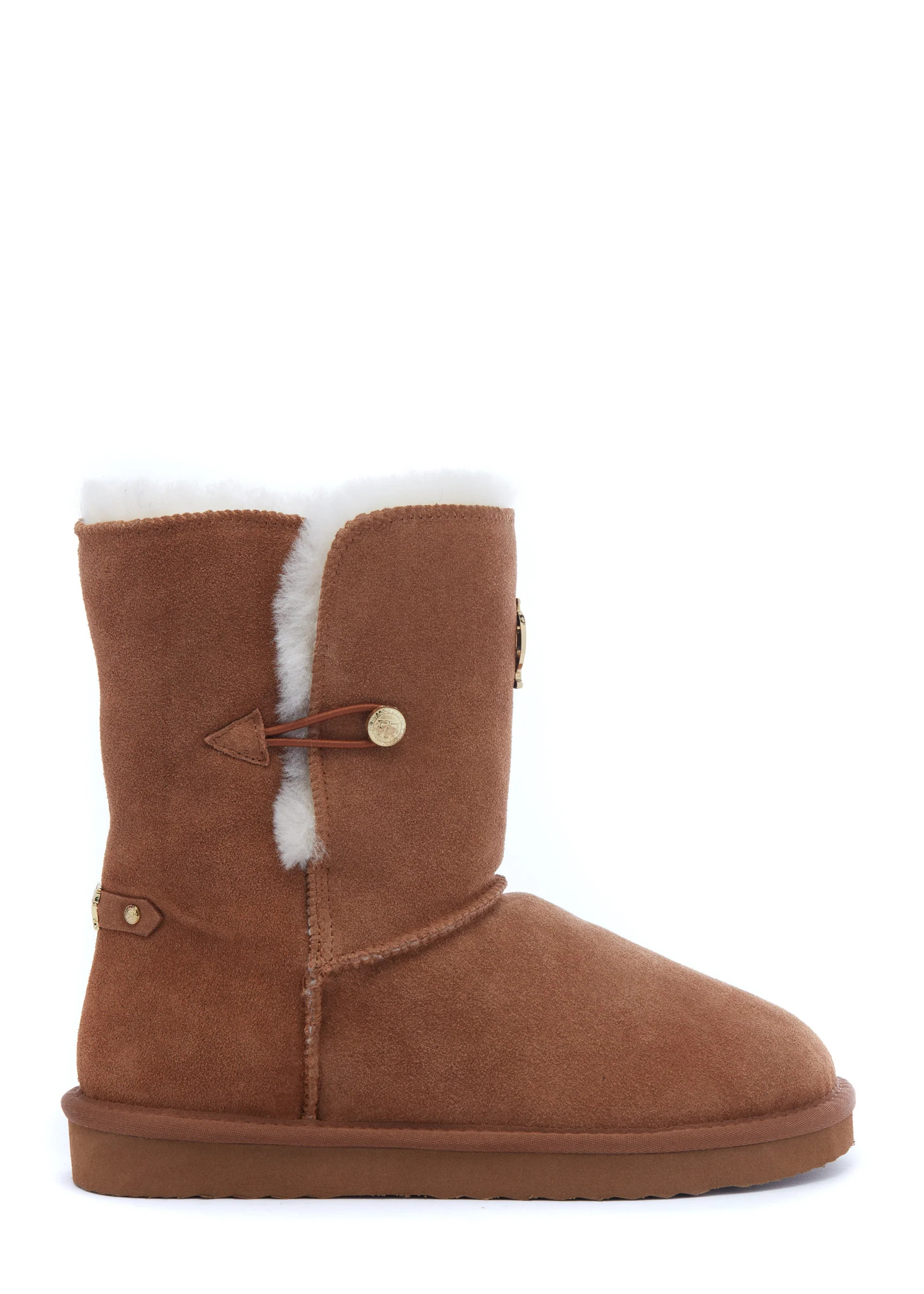 HC Shearling Boot (Tan) | Holland Cooper