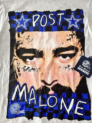 Post Malone x NTWRK x Dallas Cowboys Long sleeve T shirt Size Large NEW | eBay US