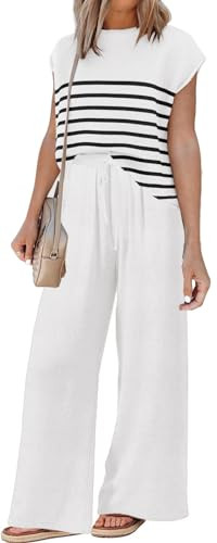 Sets for Women Clothing 2 Piece Travel Outfits Spring 2024 Summer Matching Lounge Sets Casual Swe... | Amazon (US)