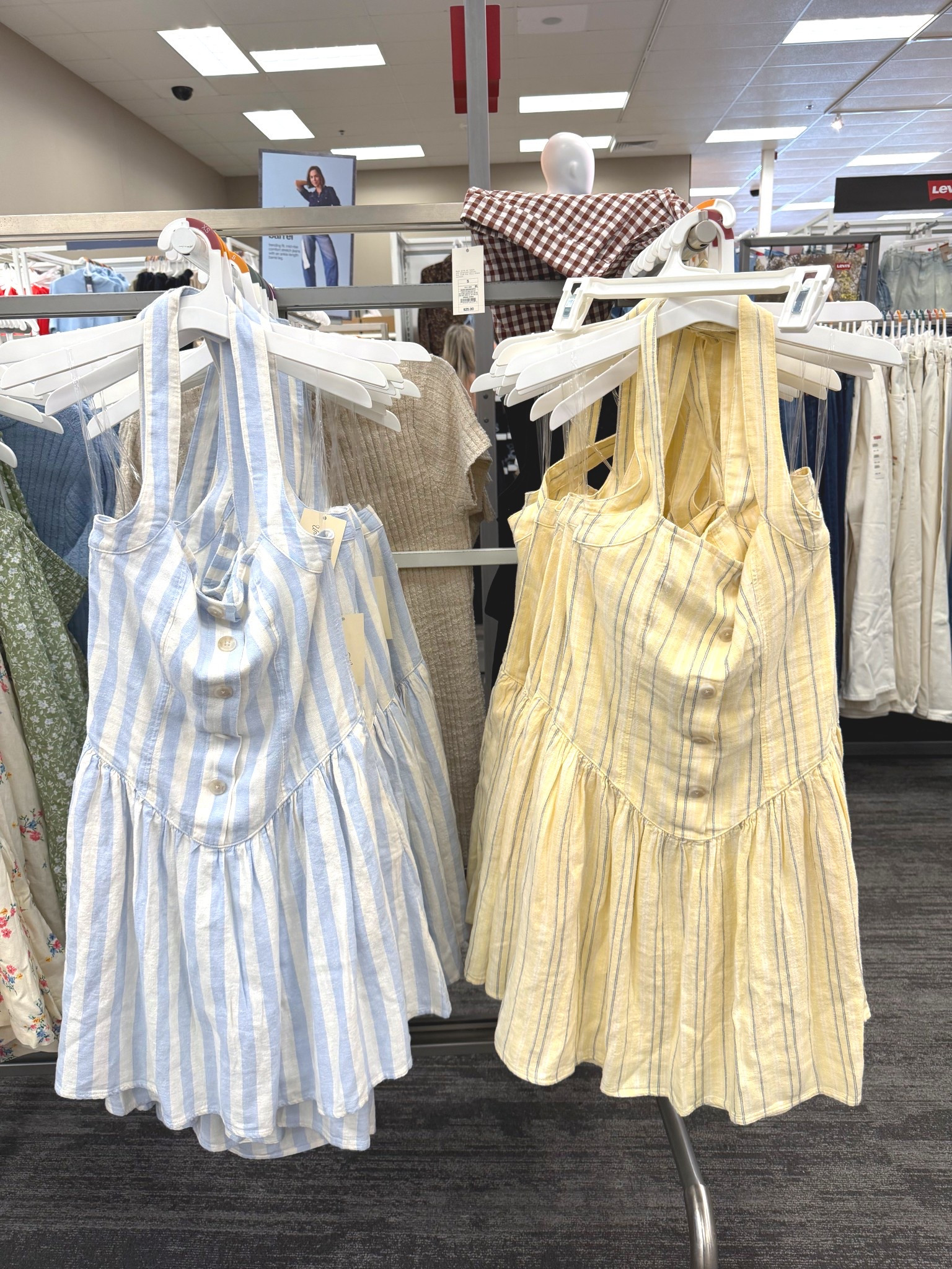 A New Day Striped Mini Halter Dress #anewday #halterdresses #springdresses #ootd #easterdresses 

#LTKWedding #LTKootd #LTKTravel