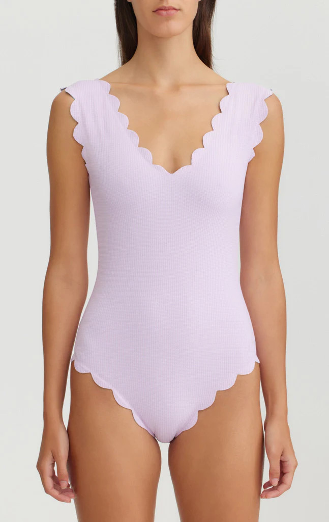 Charleston Maillot in Violette/Azure | Marysia Swim