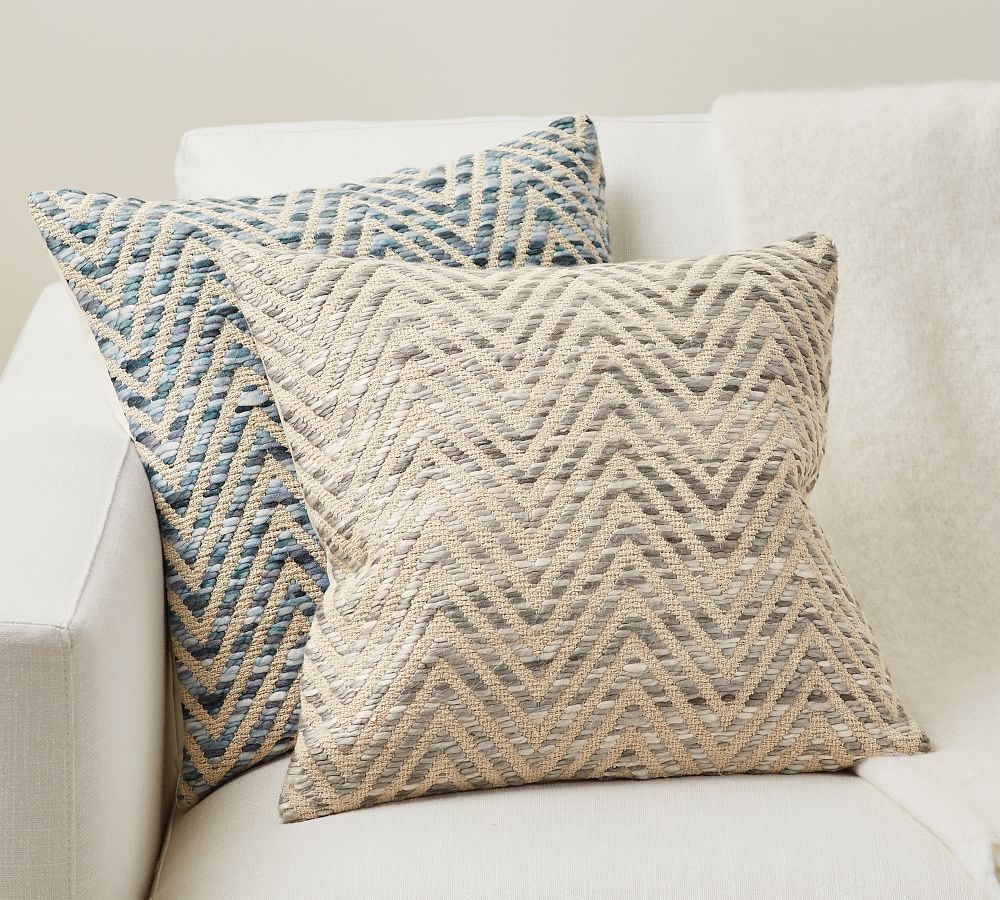Ayden Textured Pillow Cover | Pottery Barn (US)
