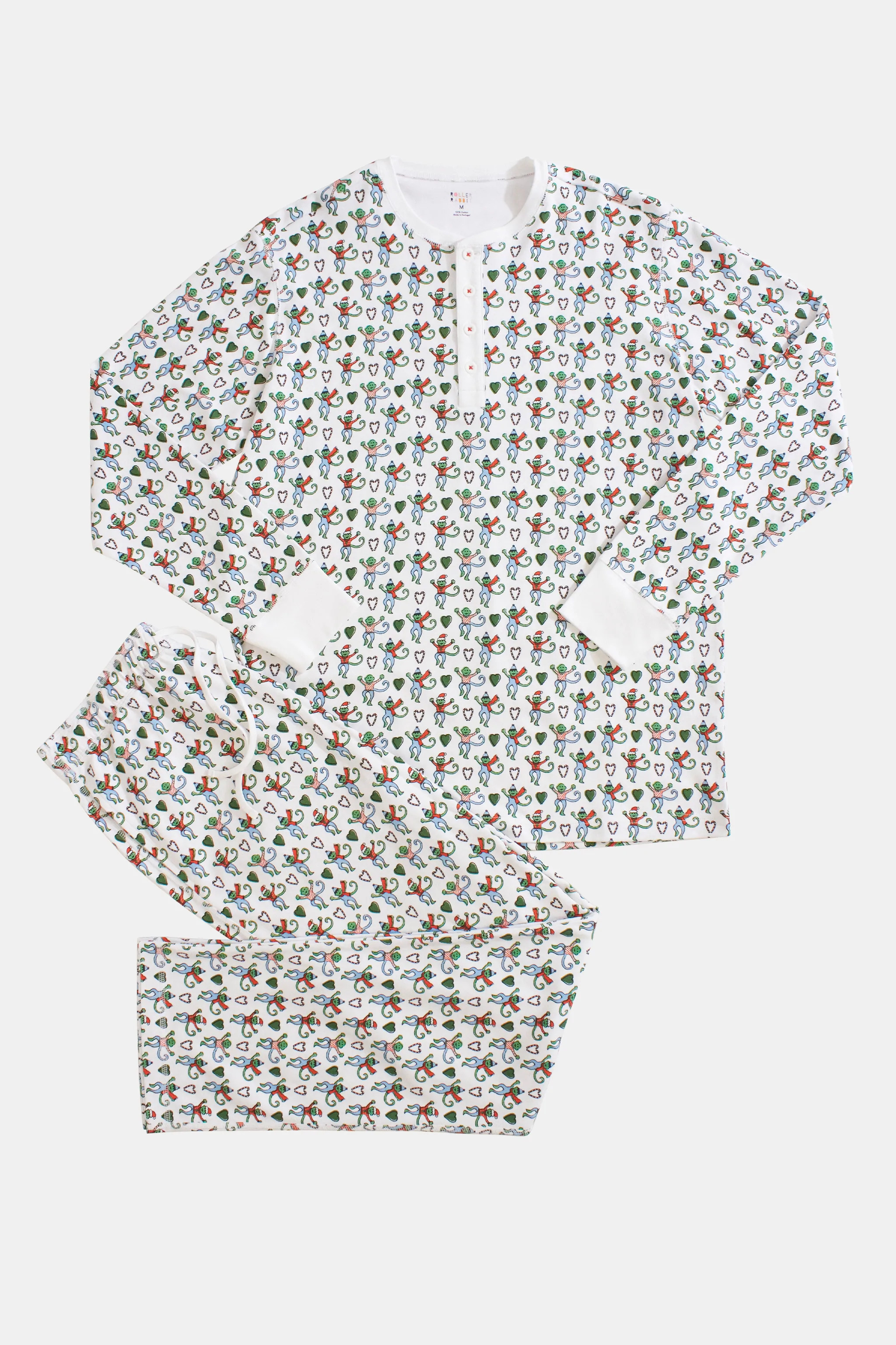 Mens Merry Monkey Spencer Pajamas | Roller Rabbit | Roller Rabbit