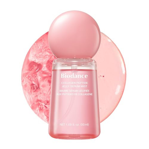 BIODANCE Collagen Peptides Jelly Serum Mist, Hydrating Face Mist, Plumping, Anti-Aging Face Spray, Sprayable Hydrogel, Travel Essentials & Self Care Gifts for Women, Korean Skin Care | 1.69 fl.oz | Amazon (US)
