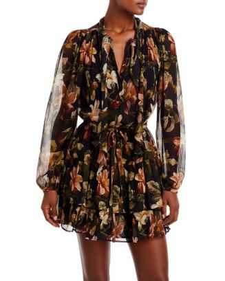 PAIGE Elynne Silk Tiered Mini Dress Back to Results -  Women - Bloomingdale's | Bloomingdale's (US)