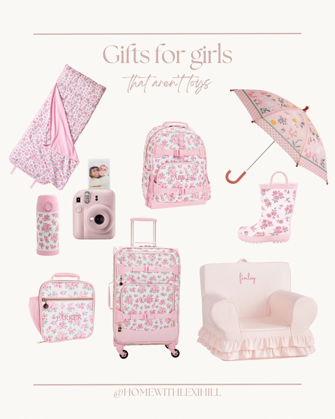 Gifts for girls, gifts for toddlers, kids suitcase, kids gift guide, umbrella, rainboots, pottery barn kids

#LTKHoliday #LTKGiftGuide #LTKKids