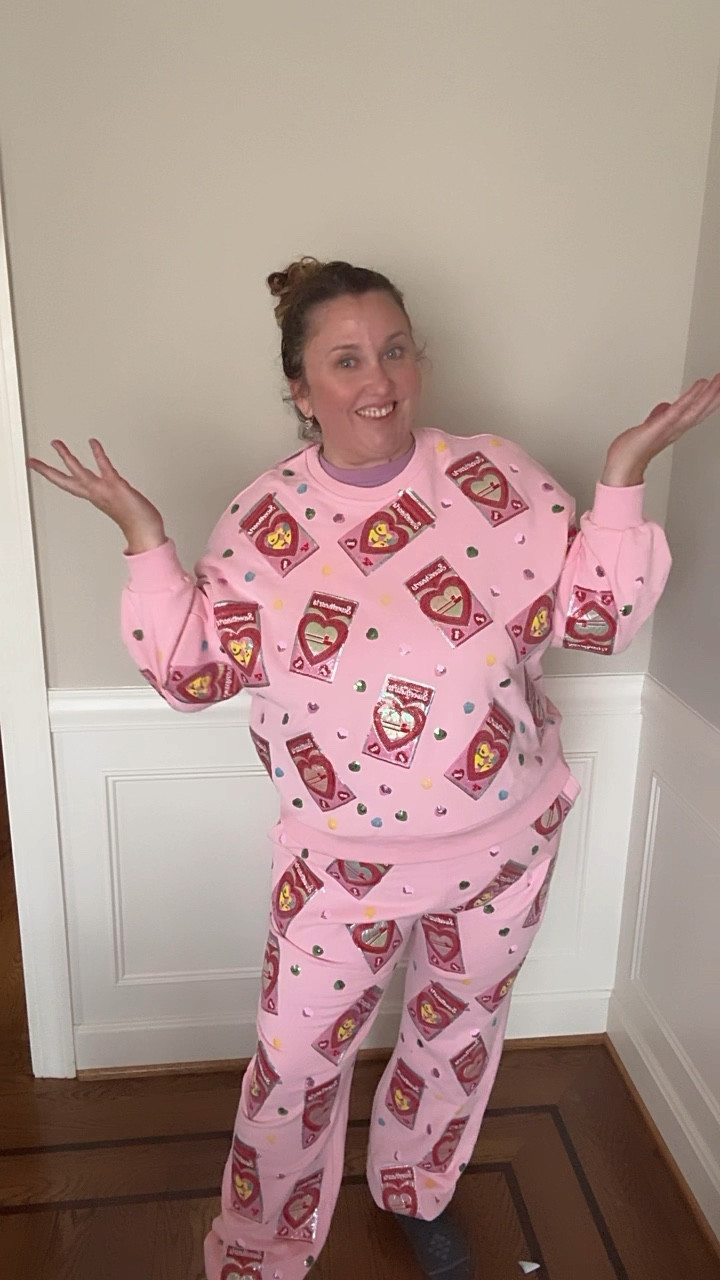 Are you ready for Valentine’s Day!? 
#queenofsparkles #livinglargeinlilly #sparkles #valentinesoutfit 

#LTKMidsize #LTKPlusSize #LTKSeasonal