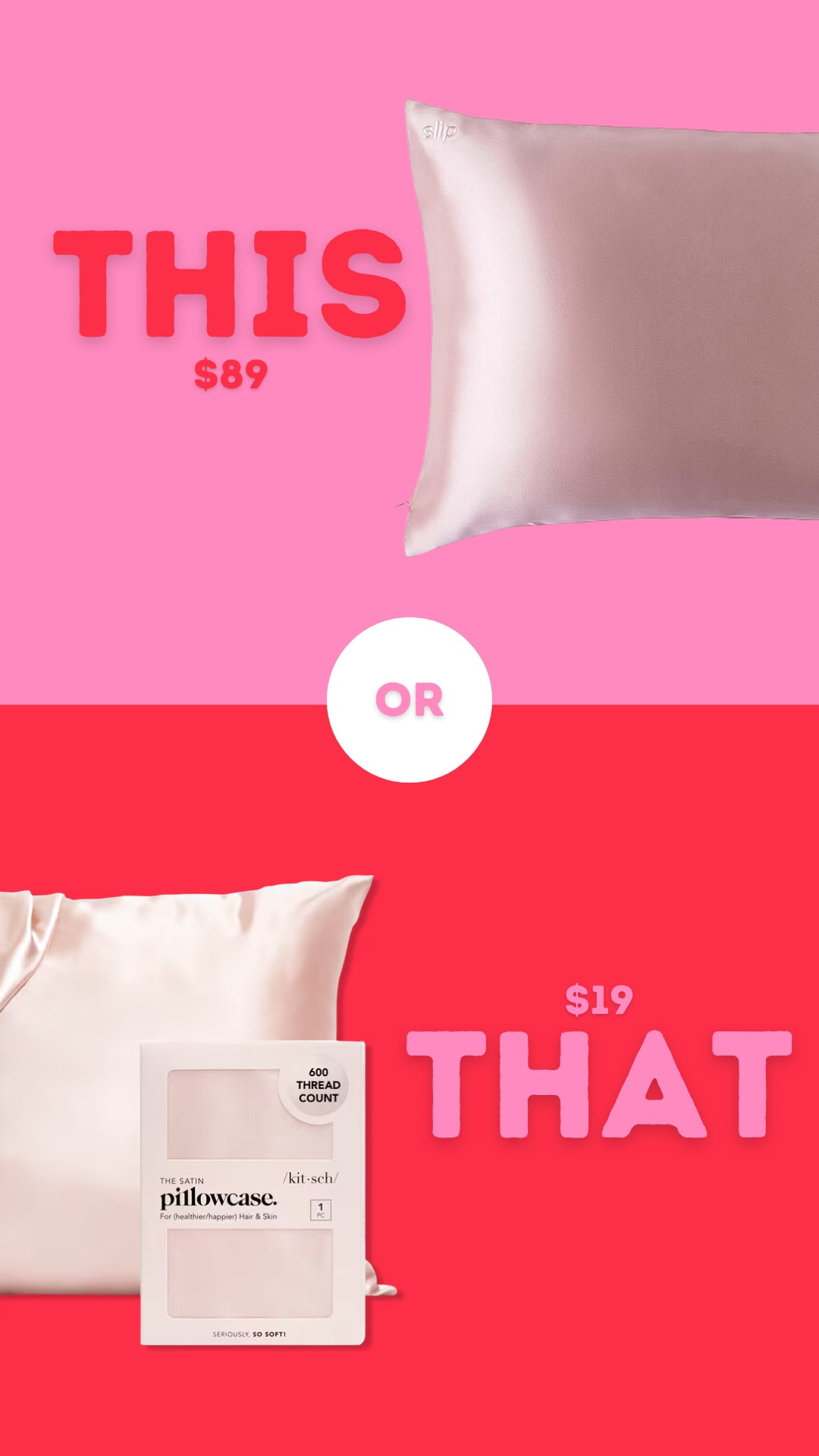 this or that silk pillowcase… 

#LTKHome #LTKBeauty #LTKFindsUnder50