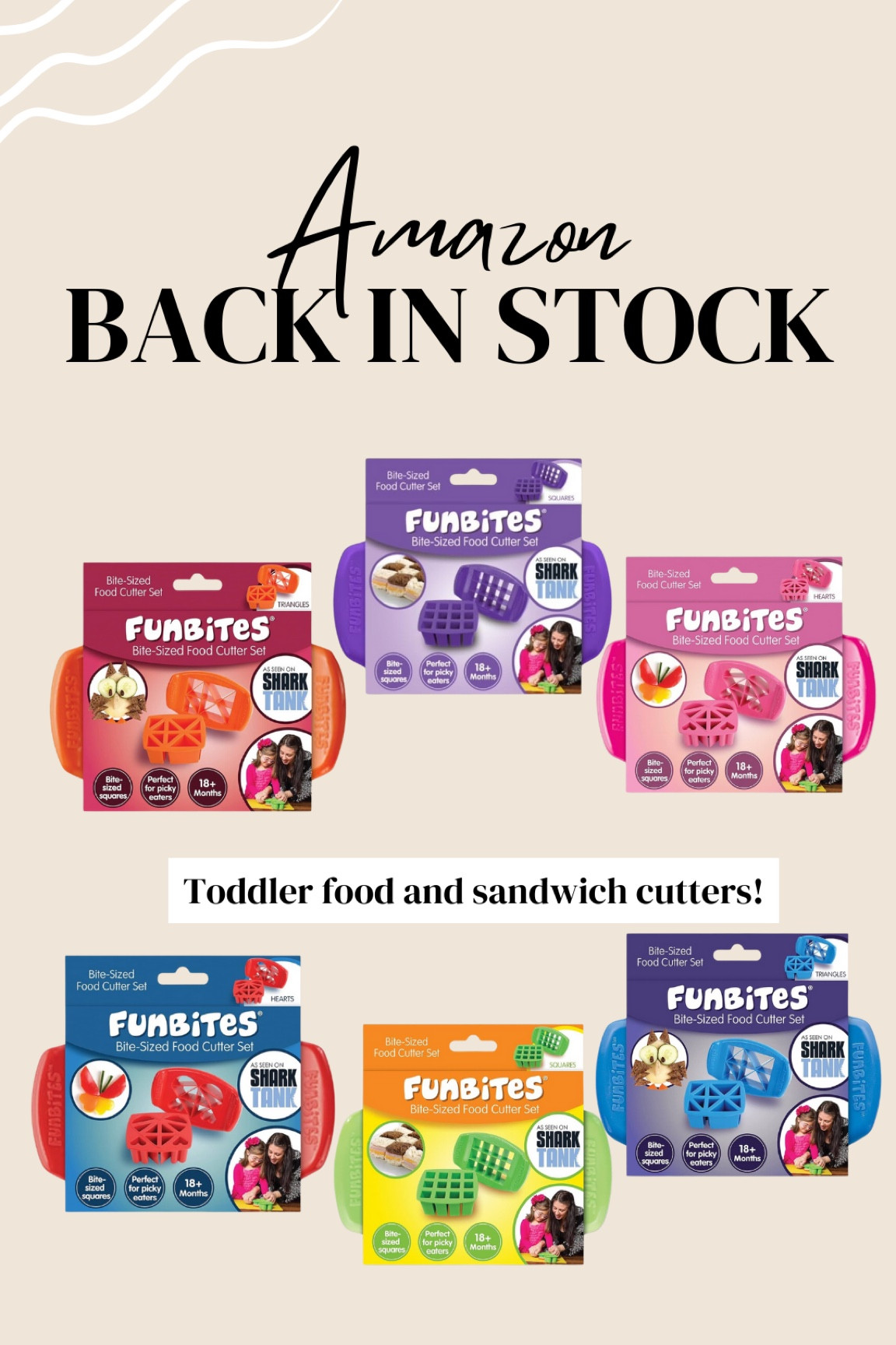 The best toddler food and sandwich cutters! Check out my video to see them in use too! 

#LTKKids #LTKFamily