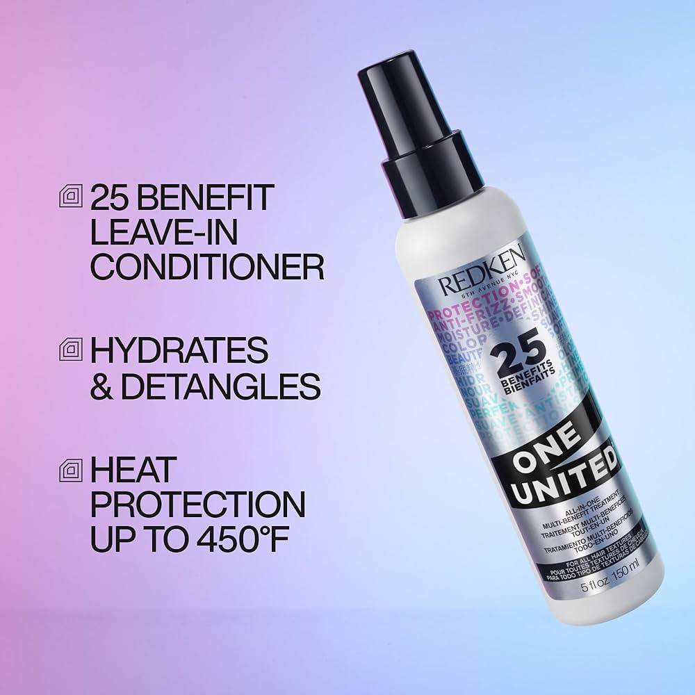 Redken One United All-In-One Leave In Conditioner - Multi-Benefit Leave In Treatment For All Hair... | Amazon (US)