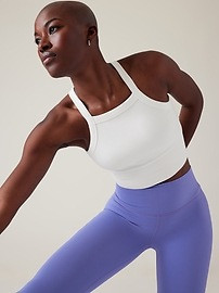 Aurora Seamless High Neck V-Back Tank | Athleta