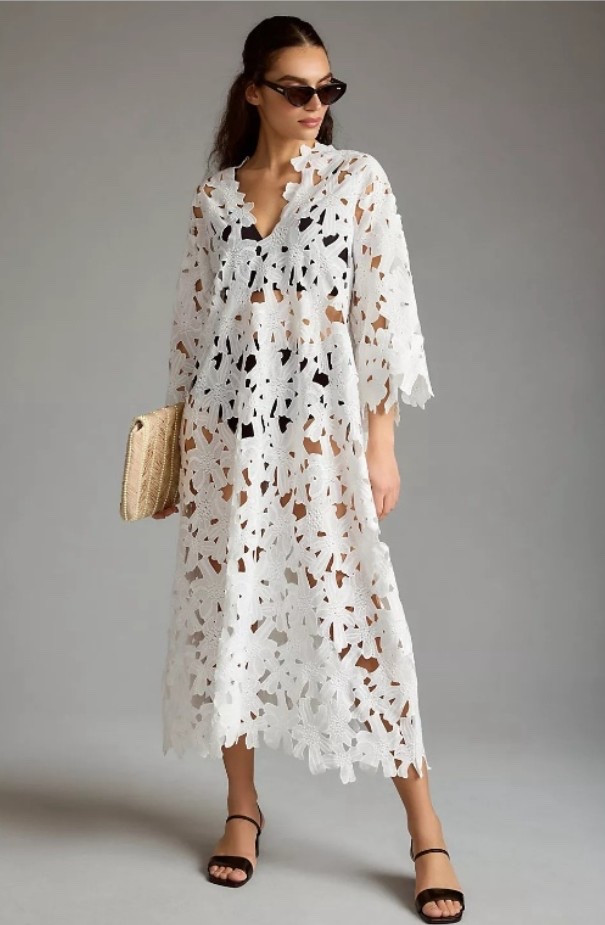 Beach Ready: Eyelet Kaftan

#LTKTravel #LTKOver40 #LTKSwim