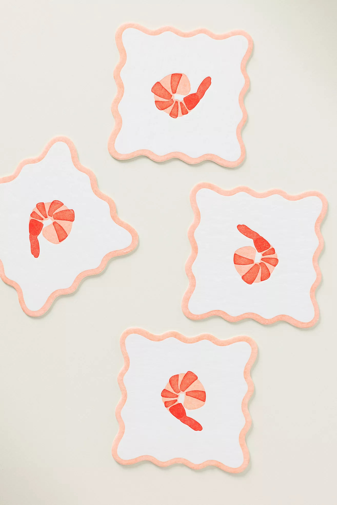 And Here We Are Vellum Coasters, Set of 4 | Anthropologie (US)