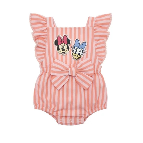 Minnie & Daisy Mameluco para Bebé Niña, Tallas 0/3 Meses-24 Meses | Walmart (US)