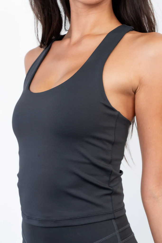 Vitality Pulse® Racer Tank - Midnight Washed | Vitality