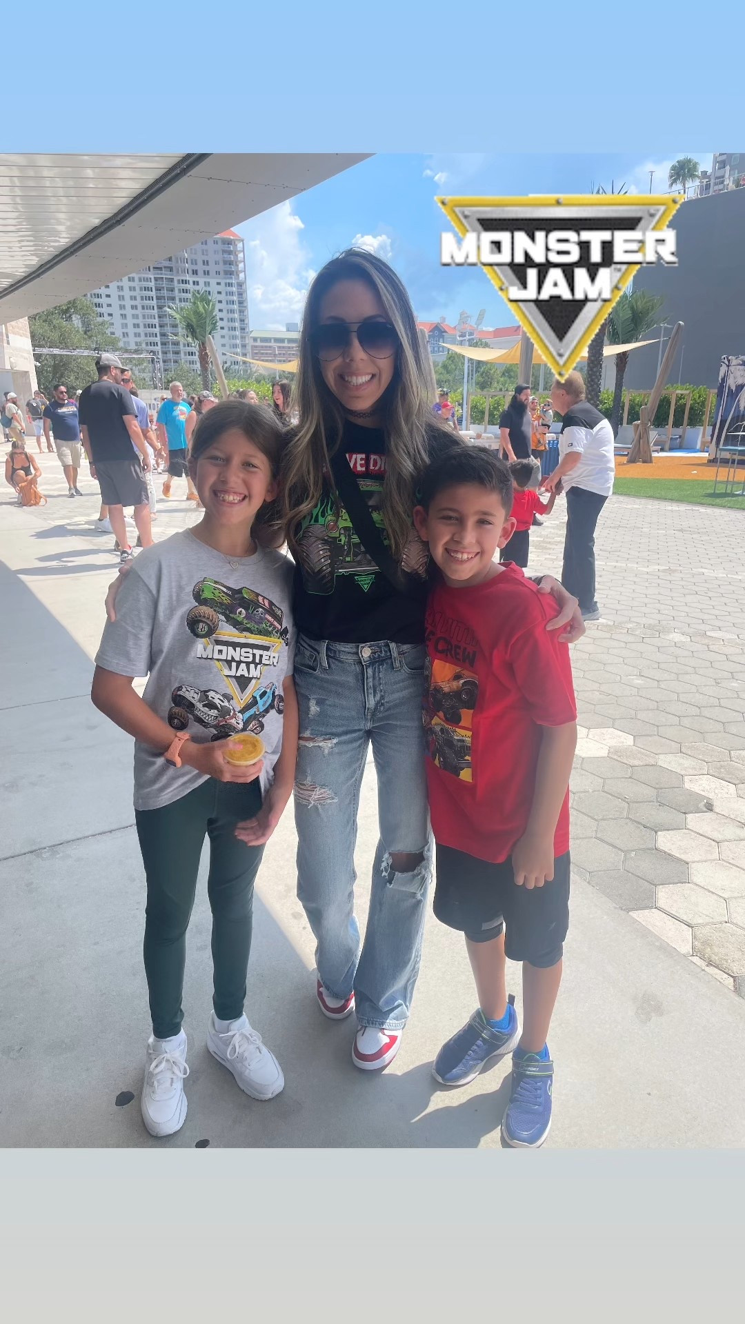 Ready for our 1st Monster Jam! Monster Jam shirts