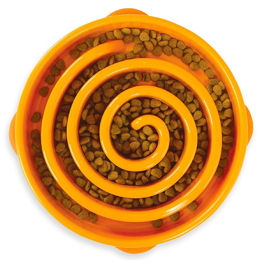 Outward Hound Large Slow Feeder Bowl, Puzzle Maze for Fast Eaters, Medium to Large Dogs, Helps Pr... | Amazon (US)