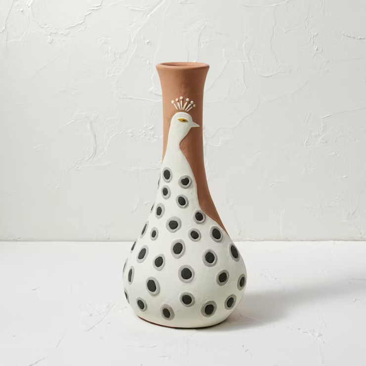 Peacock Vase Brown - Opalhouse™ designed with Jungalow™ | Target