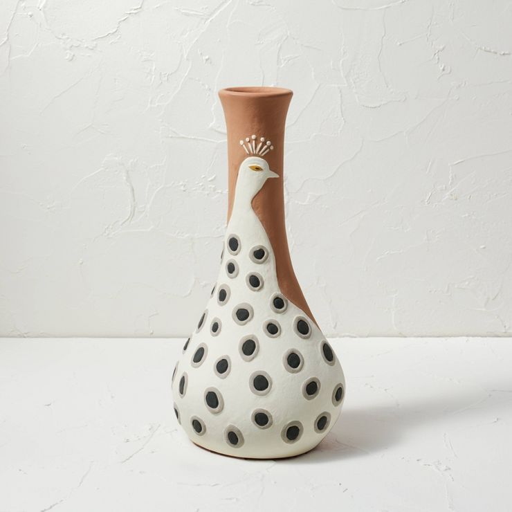 Peacock Vase Brown - Opalhouse™ designed with Jungalow™ | Target