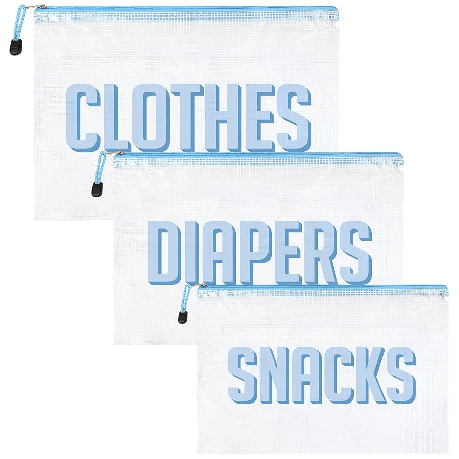 3pcs Hospital Bag Organizing Pouches for Labor and Delivery, Maternity Essentials Diaper Bag Orga... | Amazon (US)