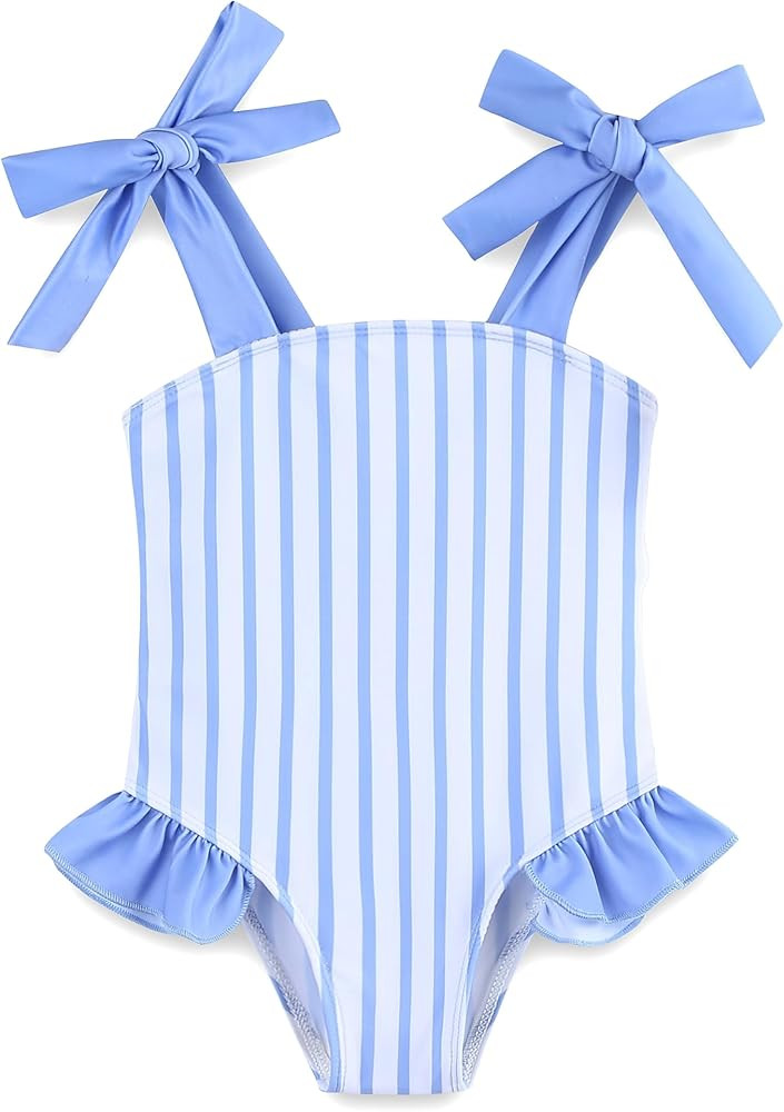 Toddler Baby Girls Swimsuit Infant Beach One-Piece Swimwear Bathing Suit 3M-7T | Amazon (US)