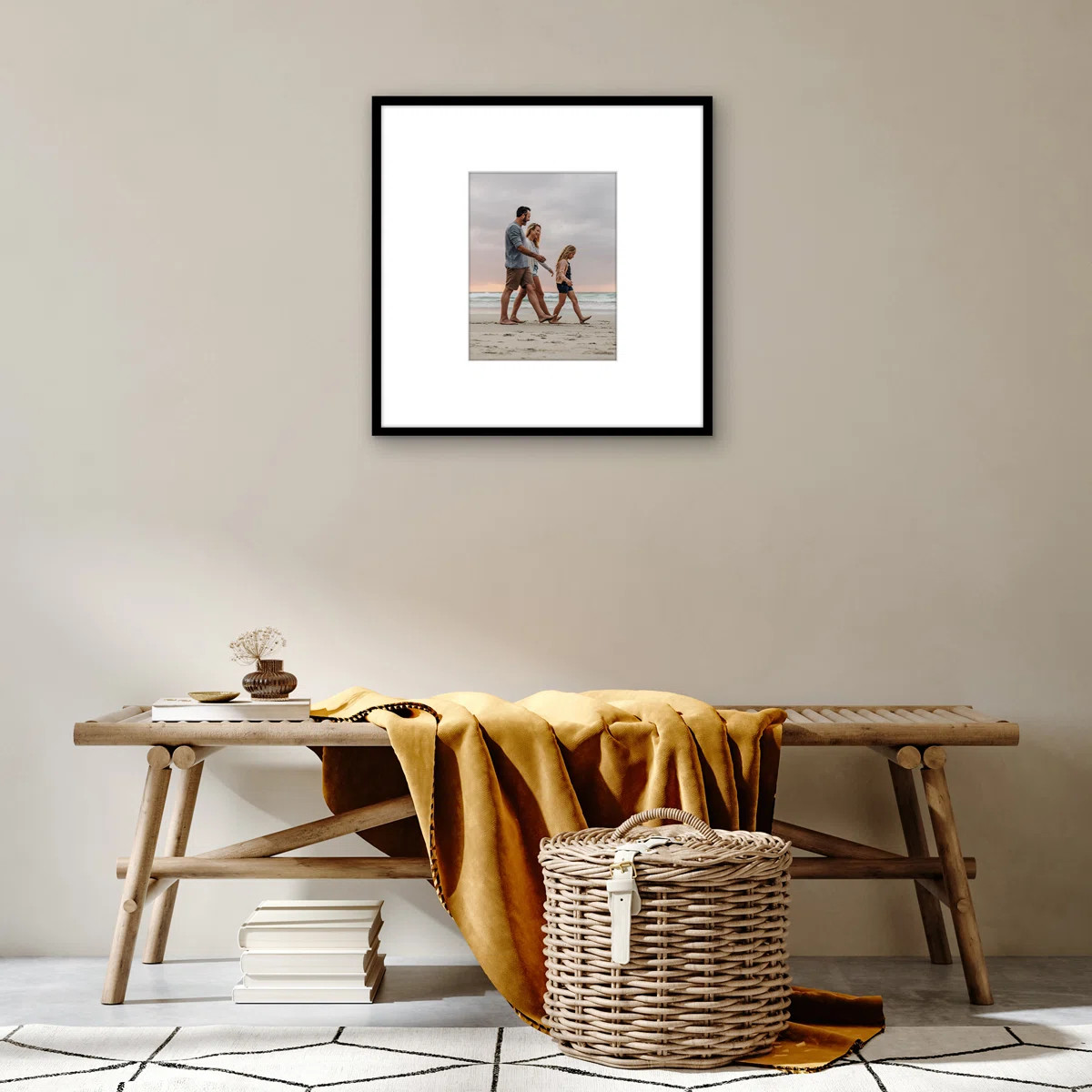 Americanflat Picture Frame with Oversized Mat - Gallery-Style Frames for Photos or Artwork - Mult... | Wayfair North America