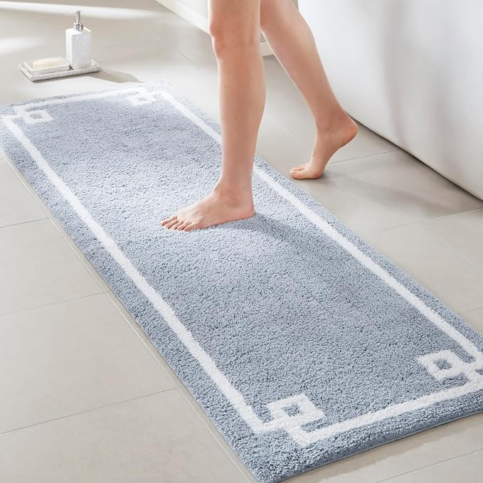Madison Park Evan 100% Cotton Bathroom Rug Non Slip Backing-Luxrurious Tufted Plush Bath Mat Abso... | Amazon (US)