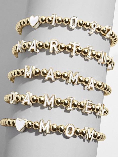 Custom White Cutout Pisa Bracelet | BaubleBar (US)