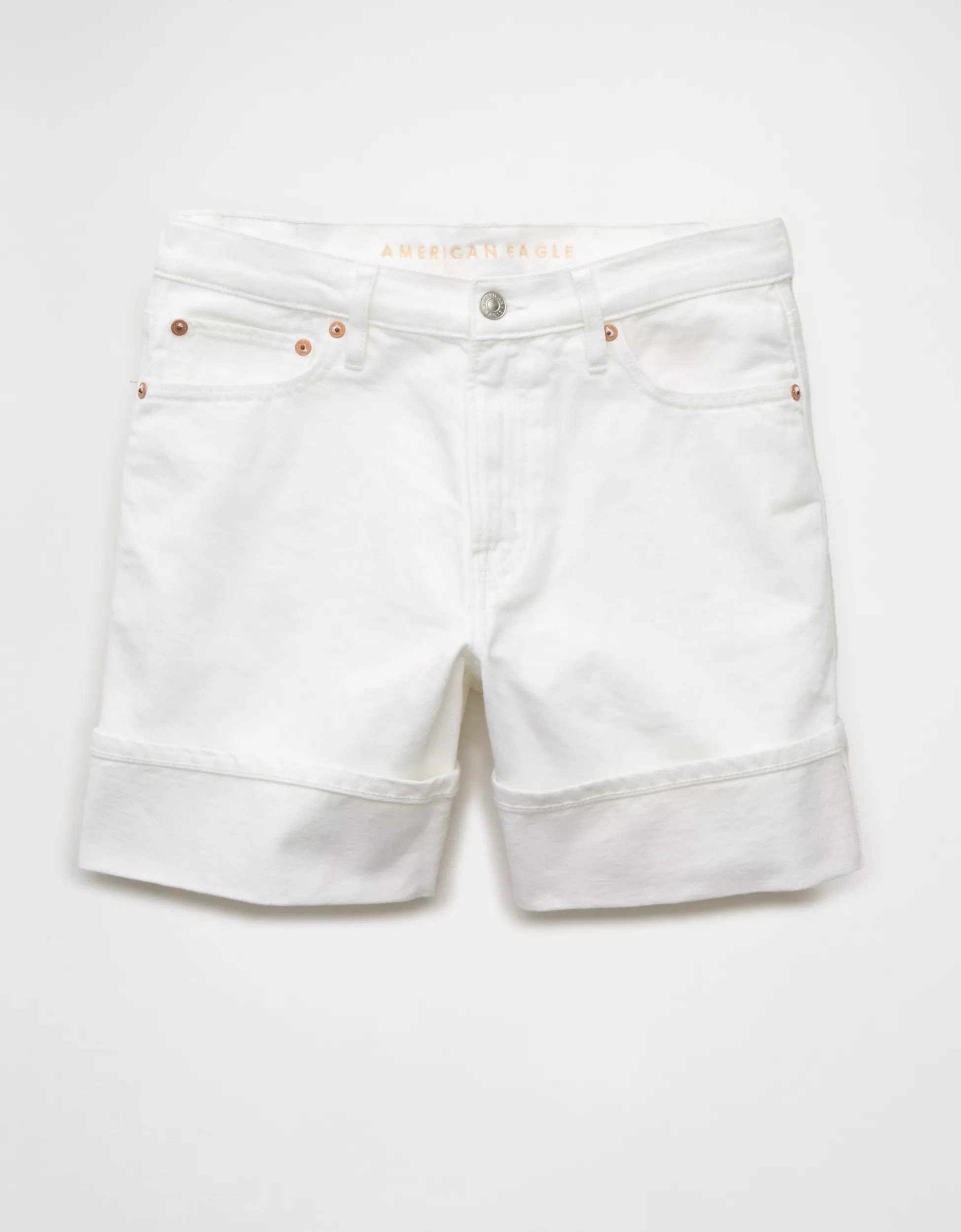 AE 6" Strigid Super High-Waisted Relaxed Denim Short | American Eagle Outfitters (US & CA)