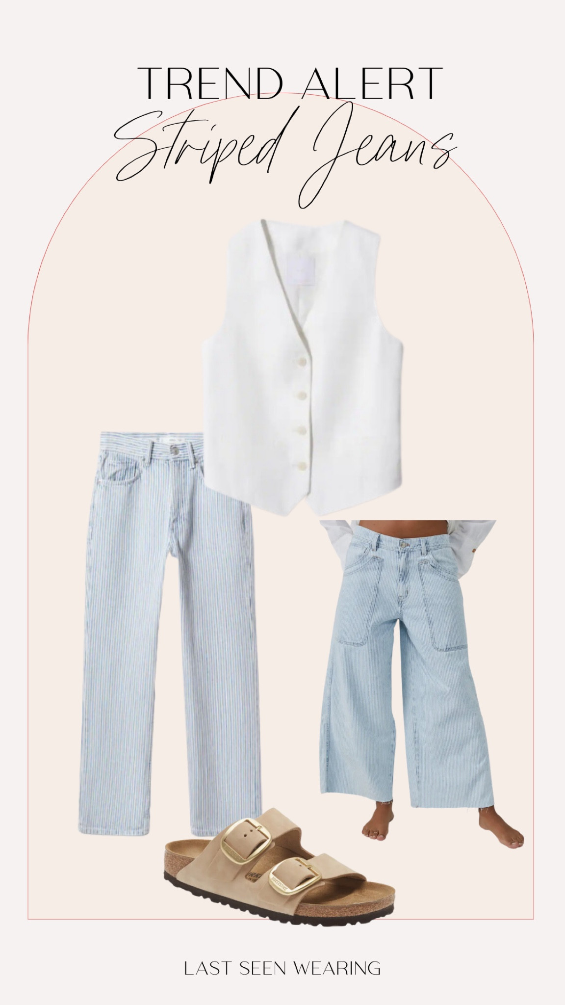 Striped jeans- trend alert. 

Jean alert 
Jeans finds
Trendy finds under $100


#LTKstyletip #LTKFind #LTKunder100