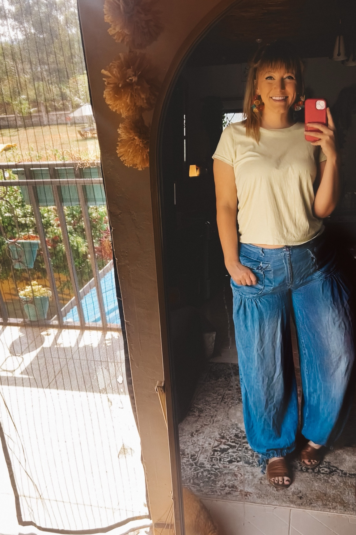 Comfy, cute, and classroom-ready! This outfit is perfect for long days teaching in warm weather—whether you’re in Kenya or just love a laid-back, global-inspired style. A soft cropped tee, breezy wide-leg pants, and statement earrings make this look equal parts functional and fun. Great for travel, mission work, or anyone building an ethical, relaxed teacher wardrobe. 🌍✏️☀️ #TeacherOutfit #ModestStyle #MissionStyle #BohoTeacher #WideLegPants #ComfortableFashion #AfricaStyle

#LTKSummerEdit #LTKMidsize #LTKSeasonal