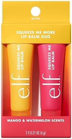 e.l.f. Squeeze Me More Lip Balm Duo, Moisturizing Balm For A Sheer Tint Of Color, Made With Hyalu... | Amazon (US)