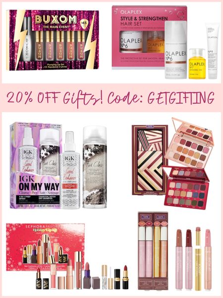 Sephora sale 20% OFF! Code: GETGIFTING, gifts for her, gifts for the beauty lover 

#LTKsalealert #LTKbeauty #LTKGiftGuide