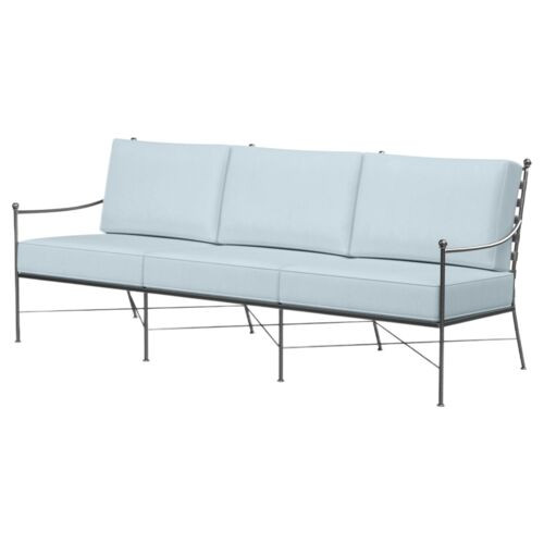 Isla Outdoor Iron 3-Seat Sofa | One Kings Lane