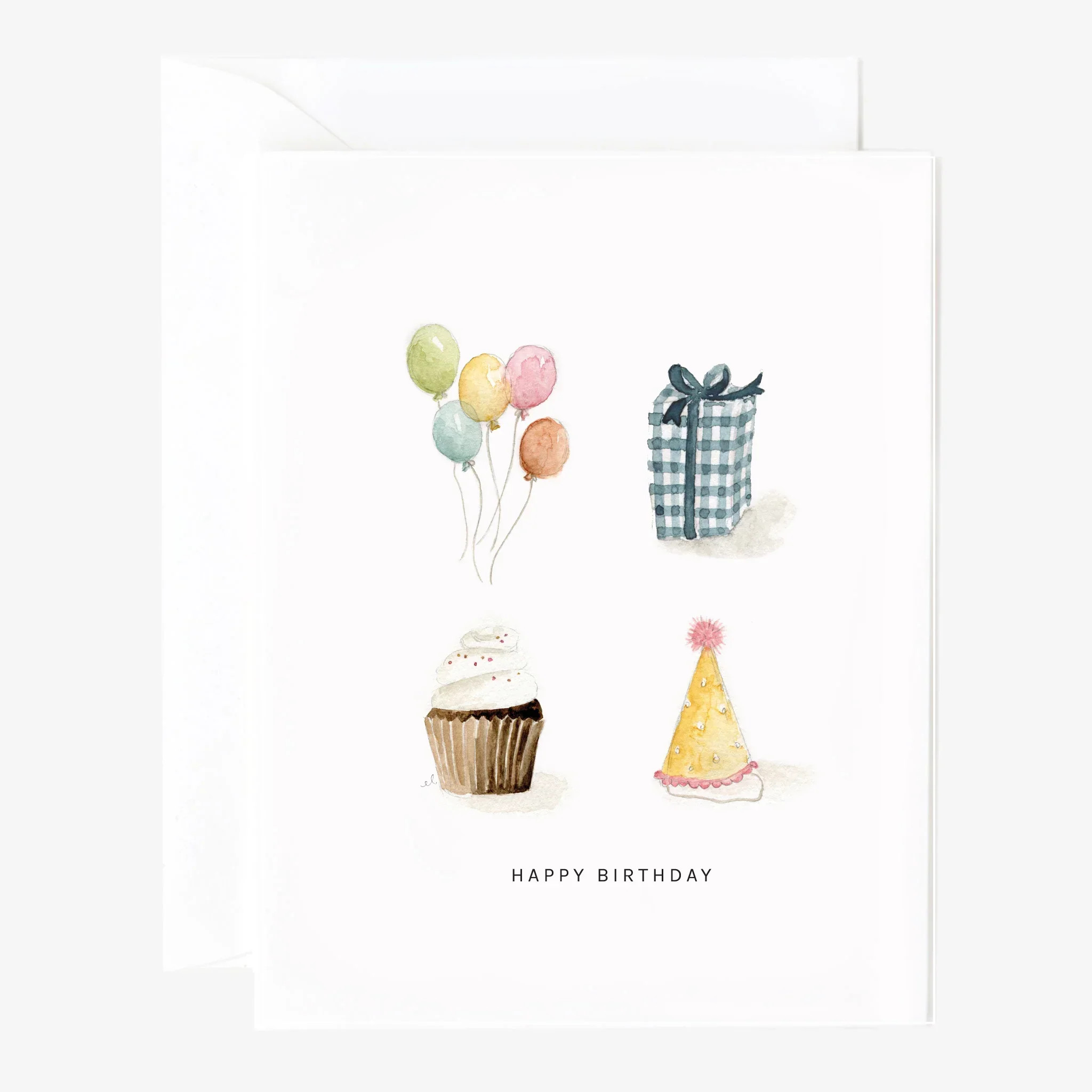 birthday things greeting card | Emily Lex Studio