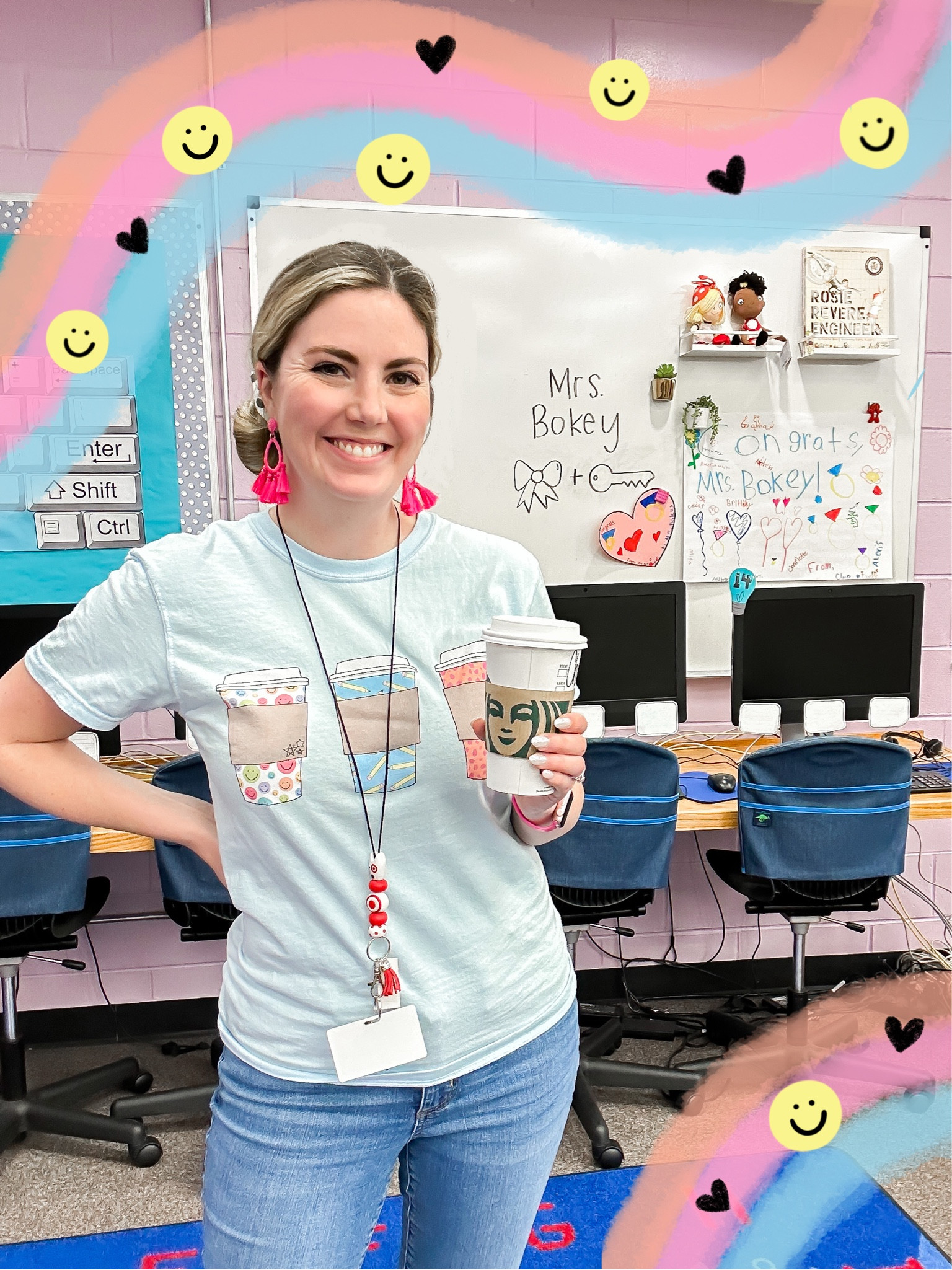 Colorful teacher outfit of the day! 🌈✨ 

teacher ootd, hipster art teacher, teacher outfit, teacher style  

#LTKunder50 #LTKFind #LTKworkwear