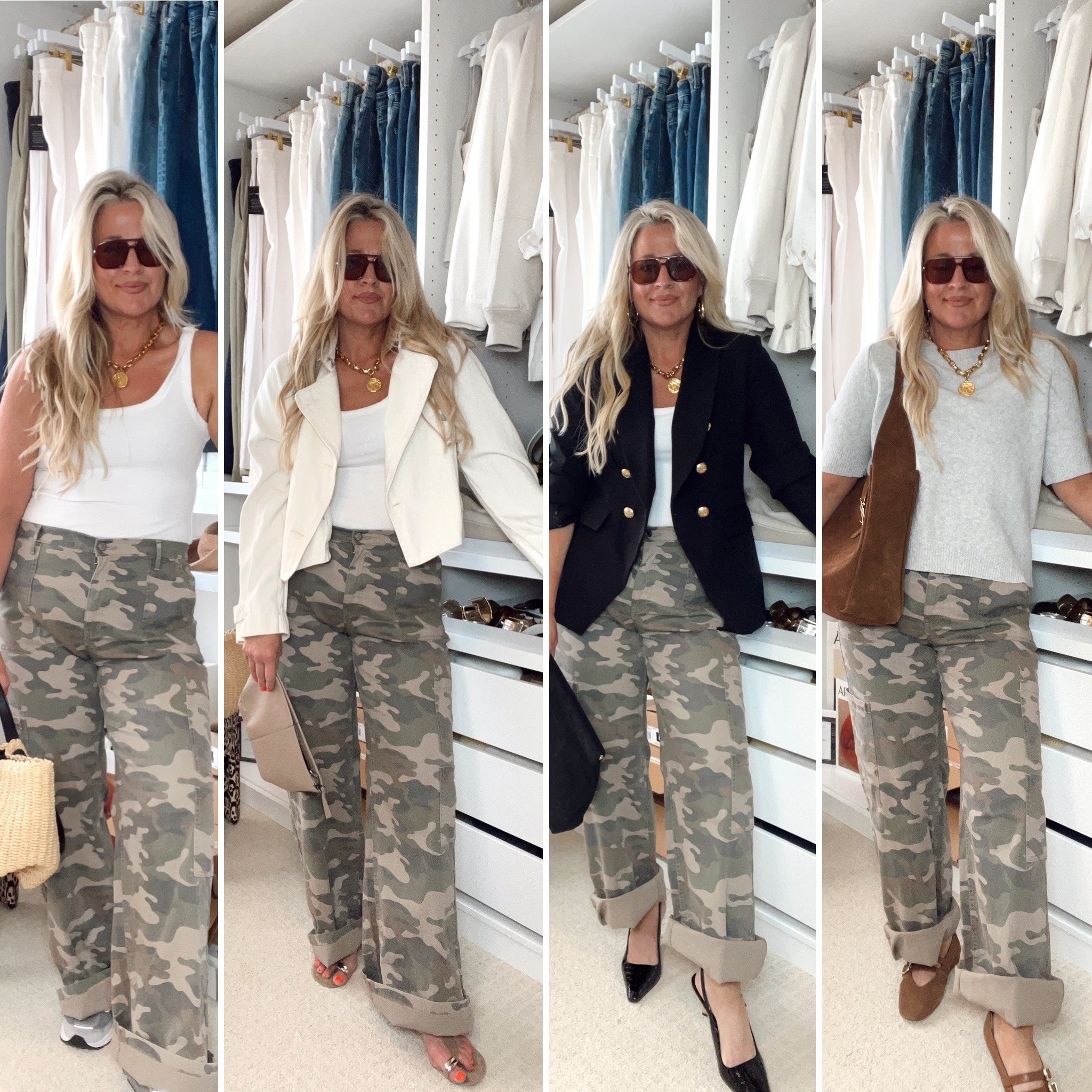  ✨Tap the bell and ❤️ for over 40 fashion, midlife style, midsize fashion and luxury looks for less. 

⬇️Sizing information:
1.Wearing large pants, size up if in between.
2. Shirt sleeve sweater tts
3. Blazer large, size down if in between
4. Tank large tts
5. Crop trench Large, size down

🔥 Three ways to style the viral $16.98 camo pants — made for midlife, midsize bodies that want comfort and style!

From cozy errands to lunch dates and weekend coffee runs, these looks prove you don’t have to break the bank to look amazing.

👑"Helping you look good, feel good!" - Lindsey Denver

Over 40 mom, over 50, midlife, midsize fashion, size 10, size 12, size 8, ootd, perimenopause, gen X, body confidence, over 45, outfit inspiration, mom outfit 

Follow my LTK @Over40andmidlife on the @shop.LTK app to view this post and get my exclusive app-only content!

#liketkit 
@shop.ltk
https://liketk.it/5kVoC

Follow my LTK @Over40andmidlife on the @shop.LTK app to view this post and get my exclusive app-only content!

#liketkit #LTKFindsUnder50 #LTKOver40 #LTKMidsize
@shop.ltk
https://liketk.it/5kVpR