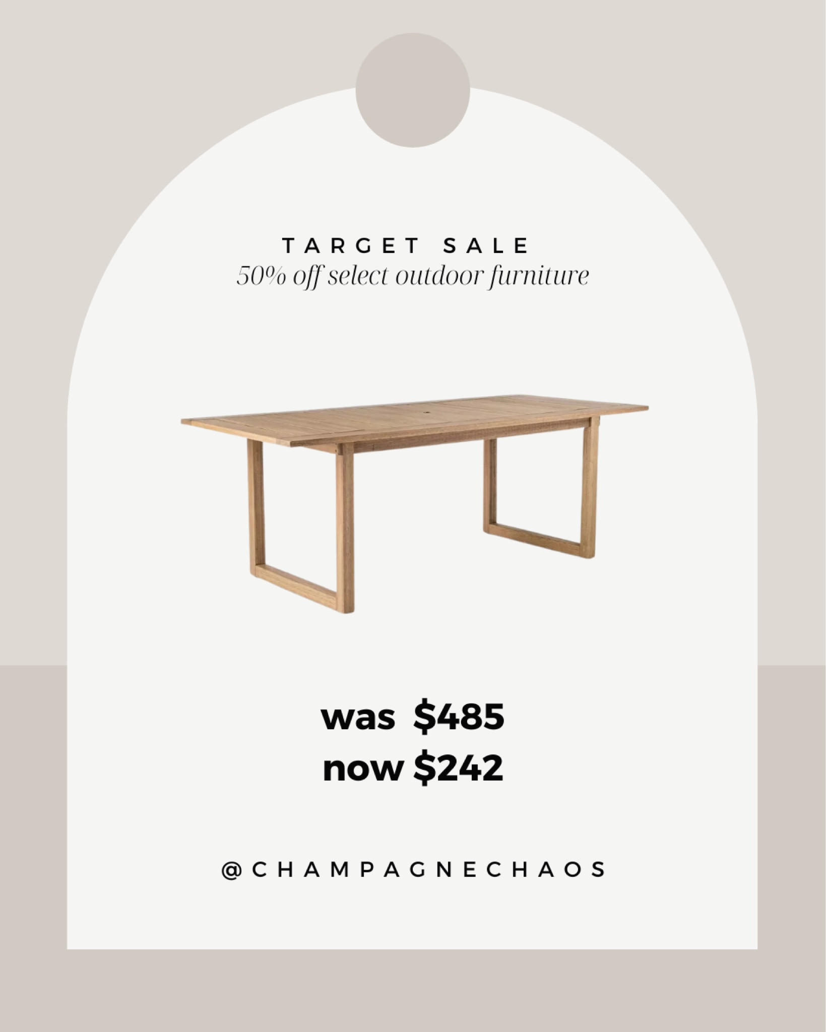 50% off select outdoor furniture at target!
Outdoor patio, outdoor furniture, home

#LTKsalealert #LTKhome #LTKFind