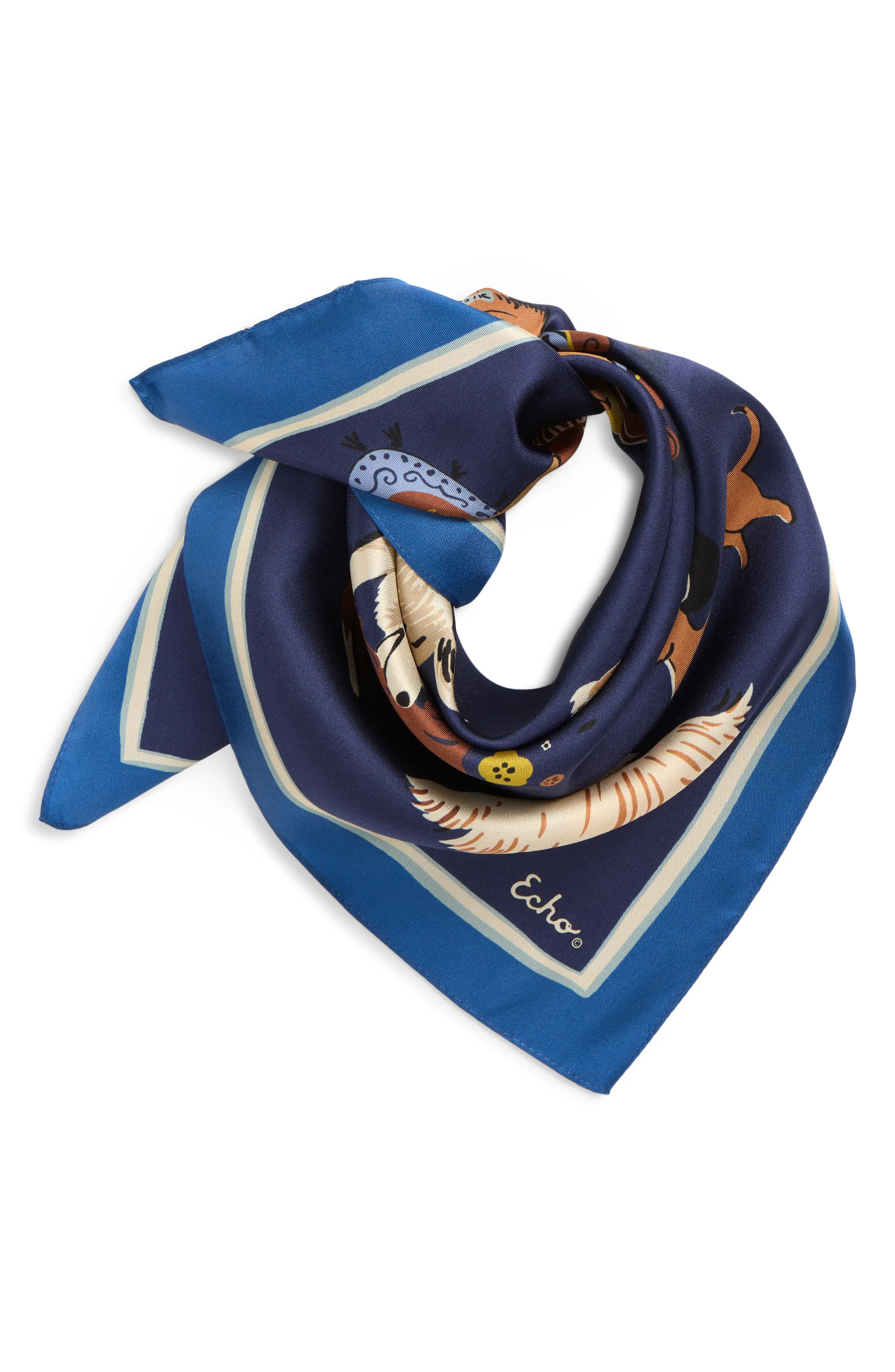 Echo Doggie Daycare Silk Bandana (Women) | Nordstrom | Nordstrom