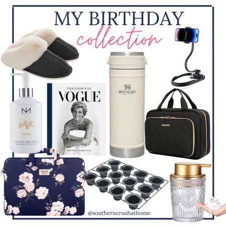 This is what I’m calling my birthday collection! It’s all the things I want—🤣 

#stanley #travel #frenchpress #slippers #laptop #luxury #baking

#LTKhome #LTKHoliday #LTKGiftGuide