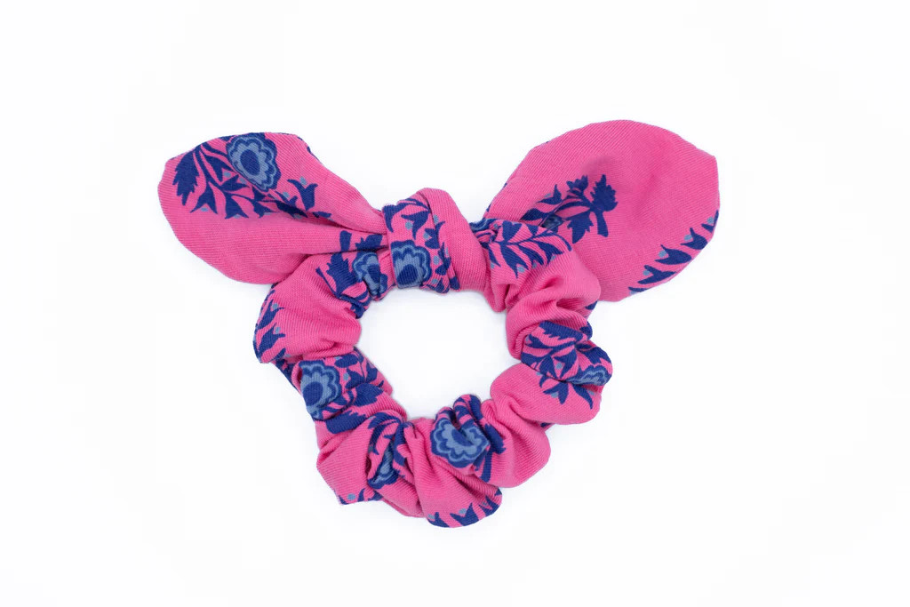 The Tay Bow Scrunchy - Rosy Posy | Duffield Lane