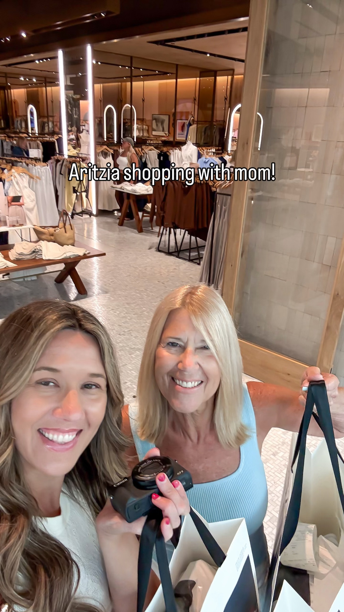shopping vlog at Aritzia with mom up on YouTube!! 

 #LTKvlog #LTKSeasonal #LTKOver40